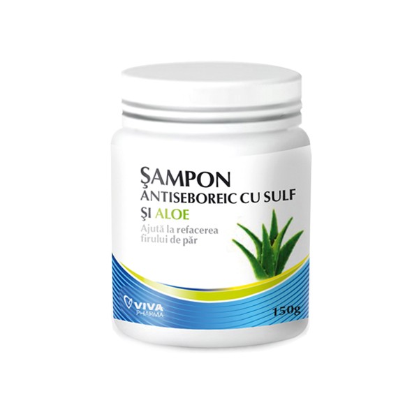 Sampon antiseboreic cu Aloe (150 g) - VivaPharma
