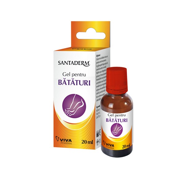 SANTADERM GEL PENTRU BATATURI (20 ml) - VivaPharma